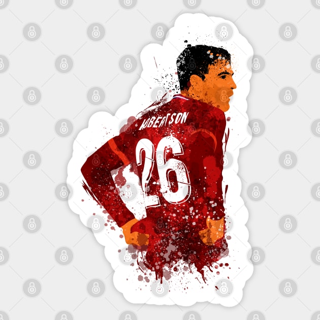 Andy Robertson Sticker by ARTABBAS